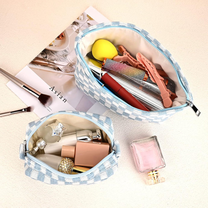 Must-Have Kockás Sminktasak Szett