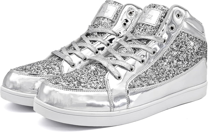 Casual Glitter Sportcipő - NeonFlash