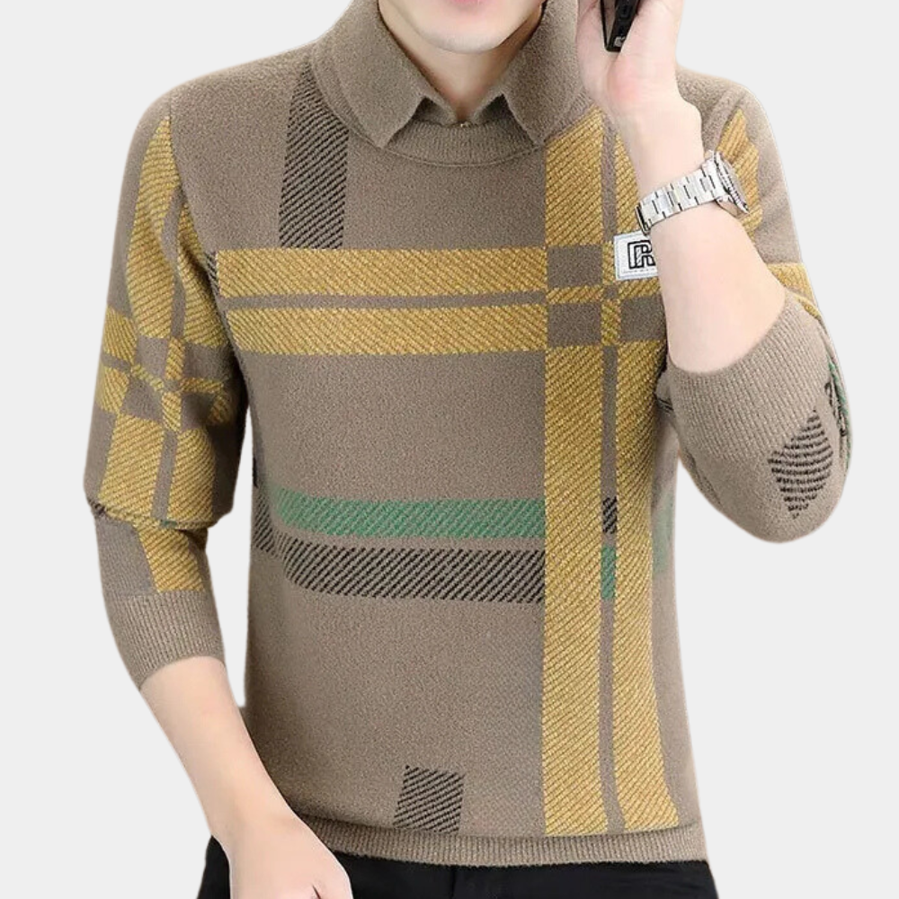 Casual Férfi Pulóver Timeless Dizájnnal - Otis