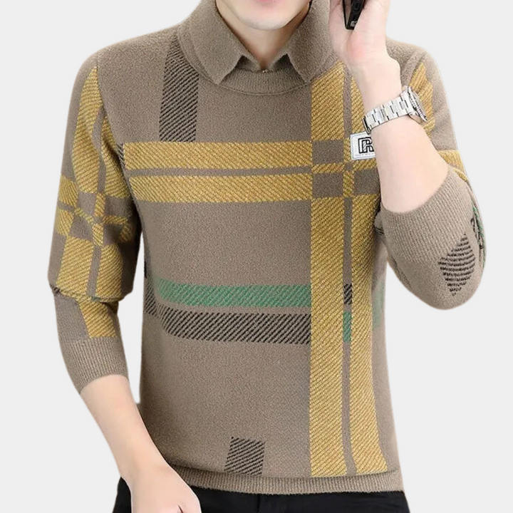 Casual Férfi Pulóver Timeless Dizájnnal - Otis