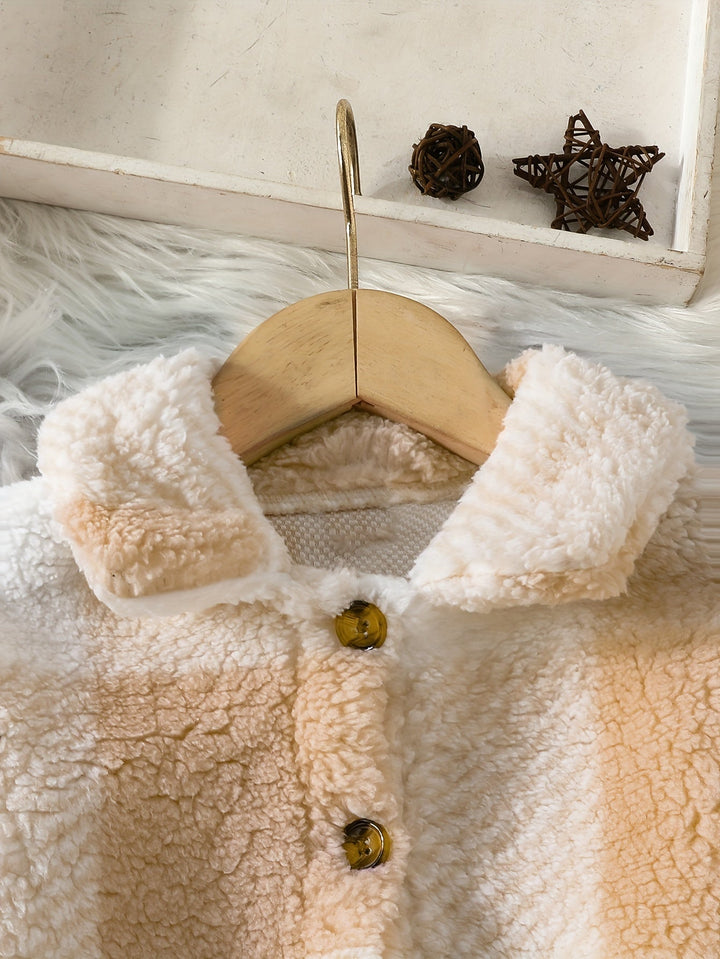 Rowie gyerekeknek készült puha, kockás plüssdzseki – ideális hűvös napokra