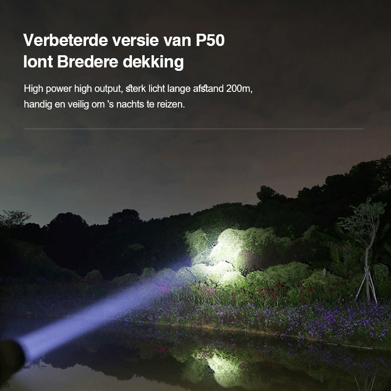 Zoomolható LED-Zseblámpa - PowerBeam