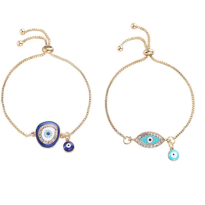 Böjt szem karkötő etno stílusban - Selene