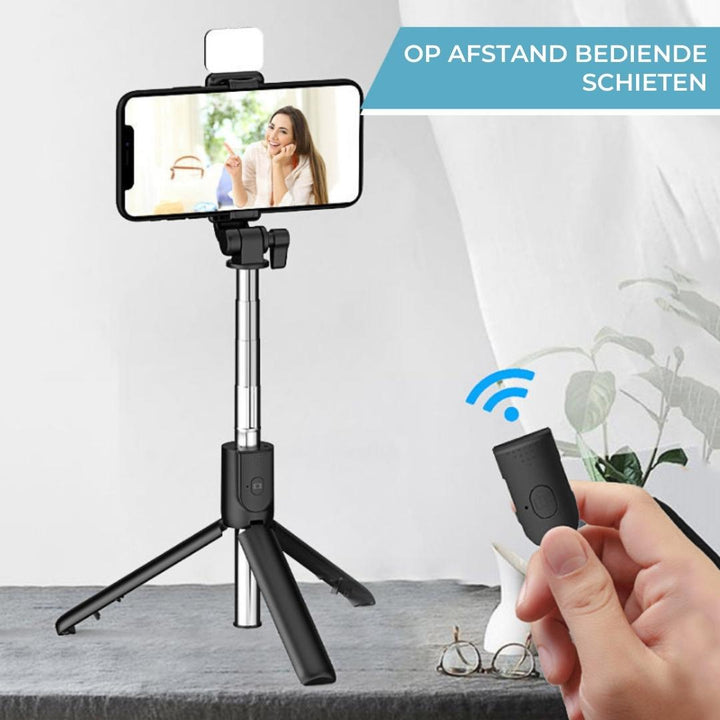 Bluetooth Selfiestick & Statief - FlexiShot
