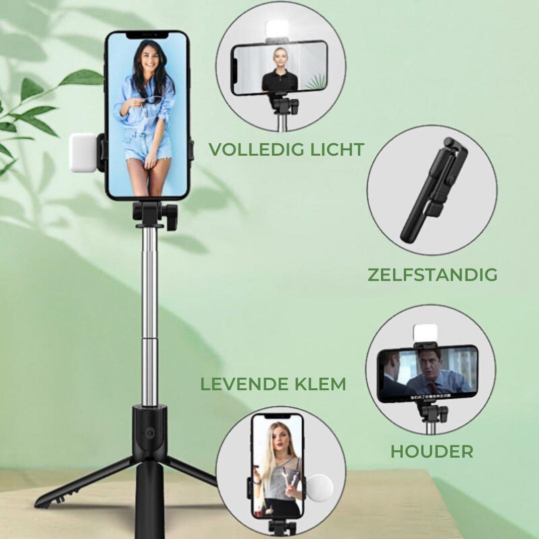 Bluetooth Selfiestick & Statief - FlexiShot