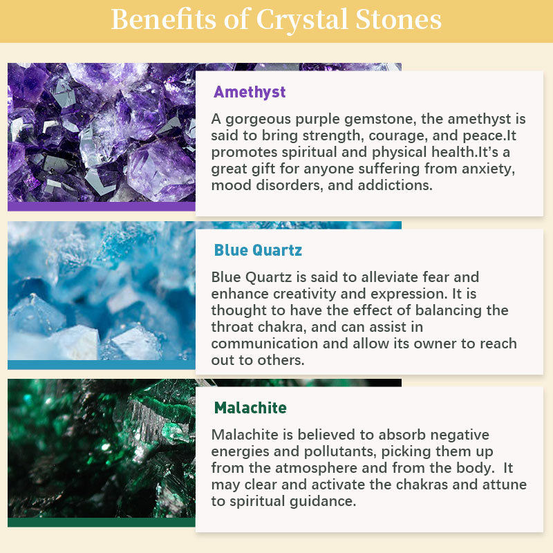 Természetes Kristály Geód Horgony - Gaia