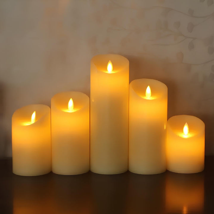 Hangulatos LED Gyertyák - GlowFlicker