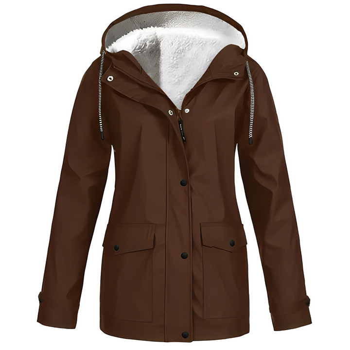 Fleece bélelt női esőkabát - WarmWarder