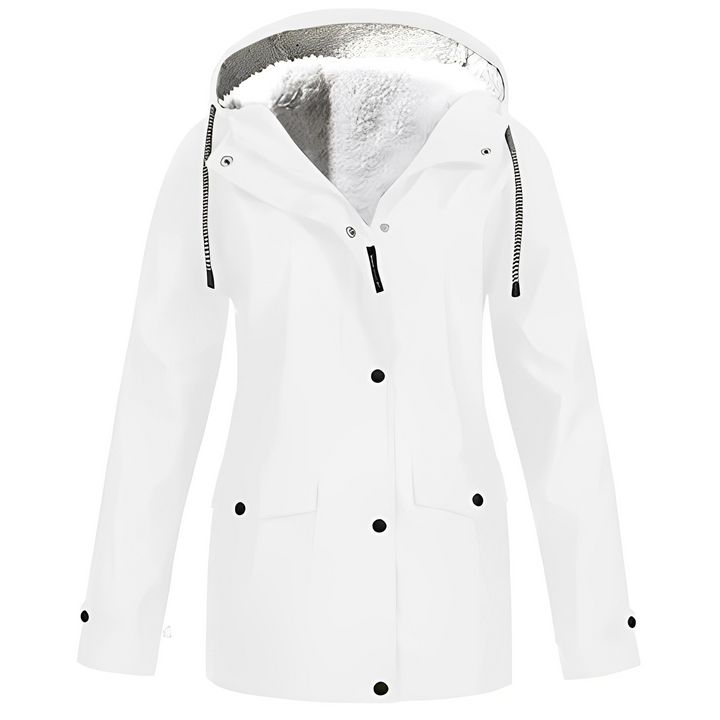 Fleece bélelt női esőkabát - WarmWarder
