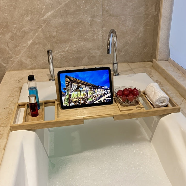 Luxus Bambusz Fürdőkádatálca - ZenBath