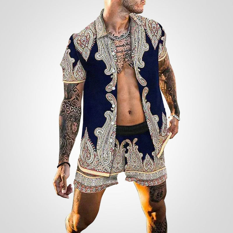 Két részes férfi szett nyomtatással – Ruben