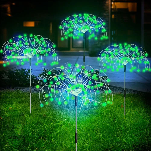 Vízálló Napenergia Kerti Lámpa Tűzijáték Hatással – SparkGlow