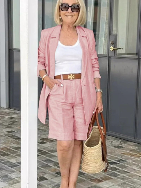 Trendi Női Vászon Nyári Öltözet – Camille