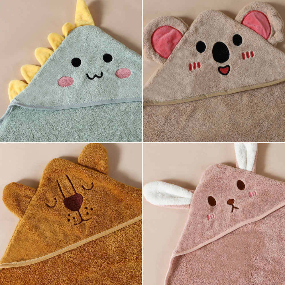 Puha Fürdőlepedő Kapucnival – Gyorsan szárad és melegen tart