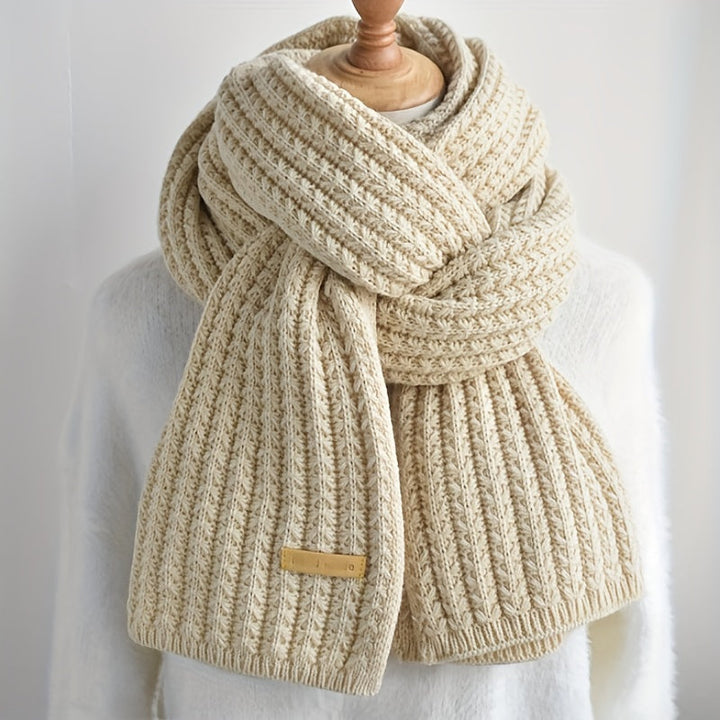 Unisex kötött sál geometrikus mintával – Matteo