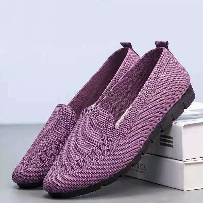 Kényelmes és légáteresztő női slip-on mindennapi cipők lábboltozat-támogatással – Leona