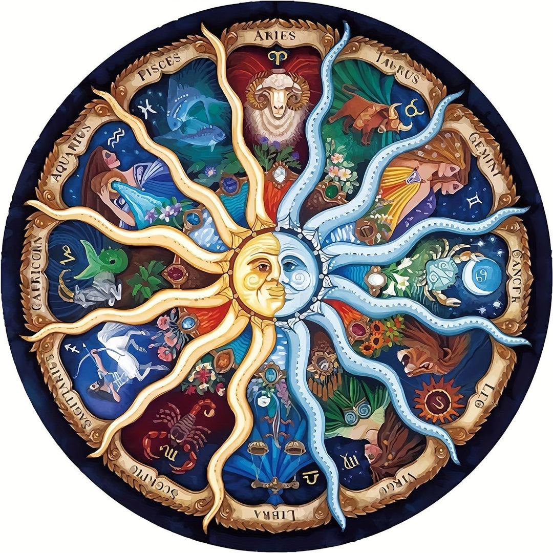1000 darabos Kerek Csillagjegy Puzzles - ZodiacDreams