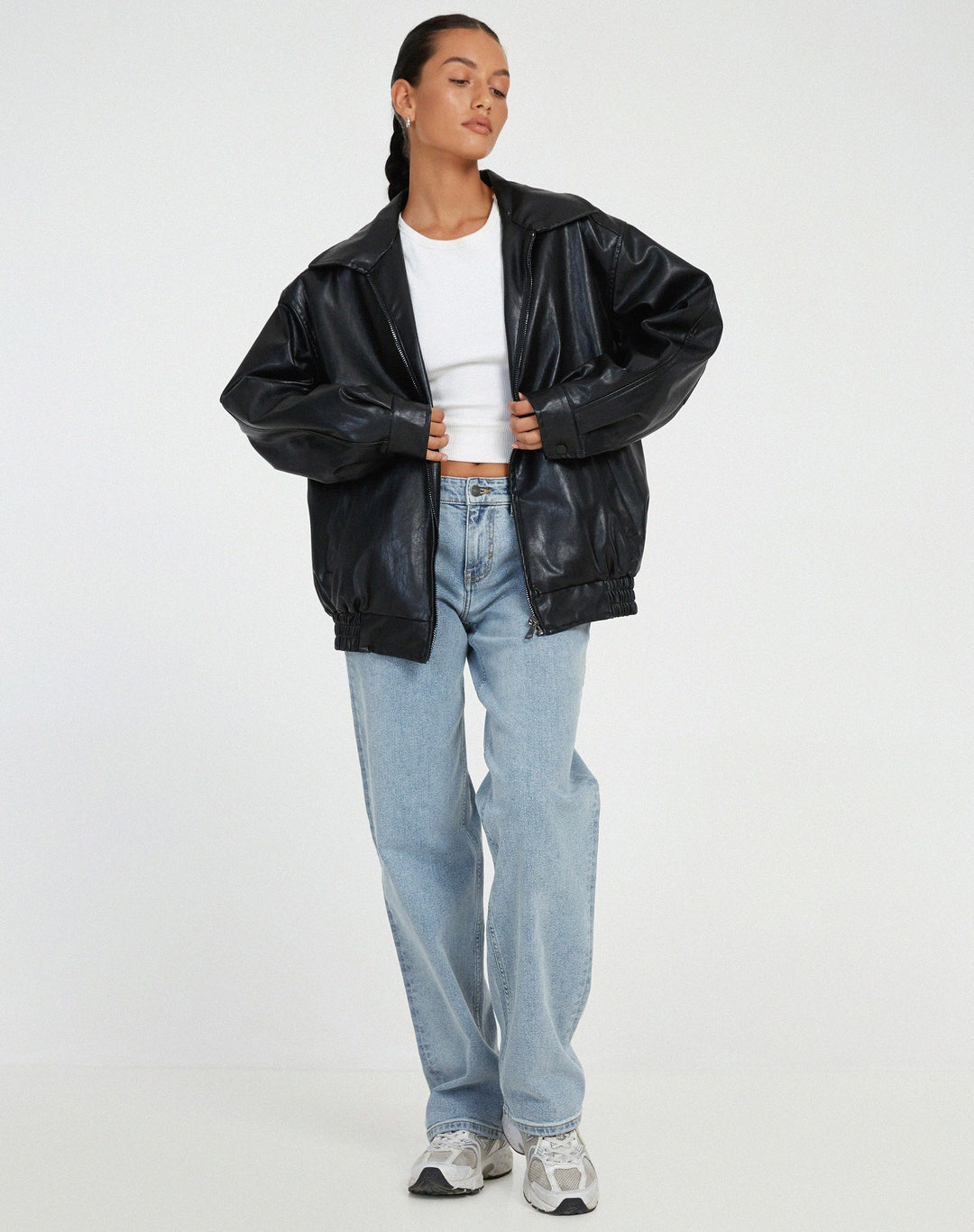 Oversized Los Leren Női Dzseki – Yara