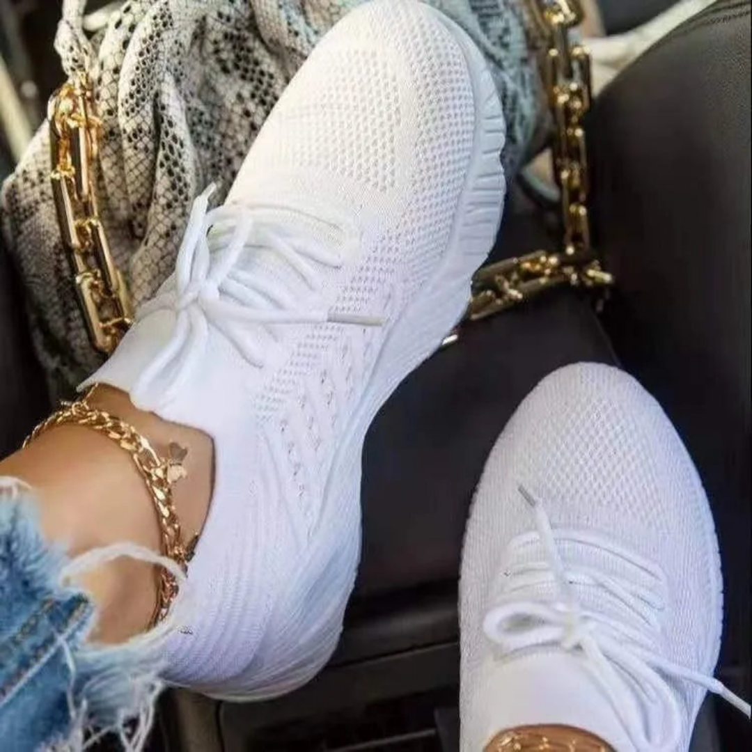 Lélegző női chunky sneaker fűzős – Saphira