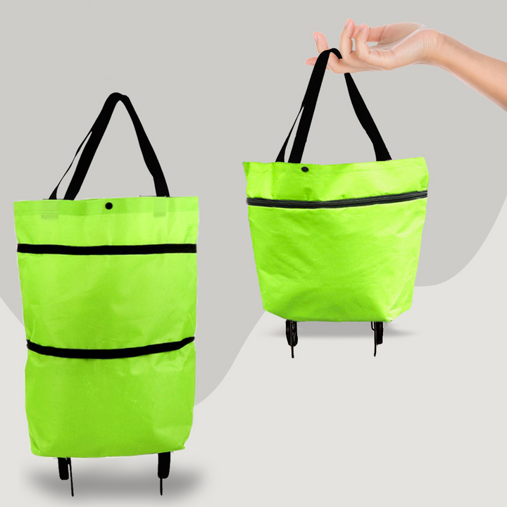 2 az 1-ben Átalakítható Bevásárlótáska Kerekekkel - CarryFlex