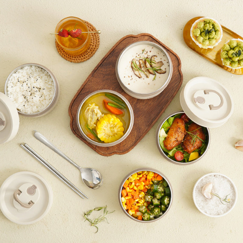 Többrétegű Szigetelt Uzsonnás Doboz INGYENES Hordtáskával - ThermoBox