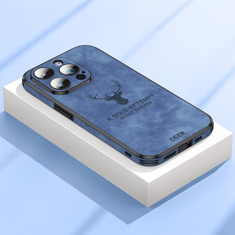 Luxus szarvasbőr iPhone tok - Veltro