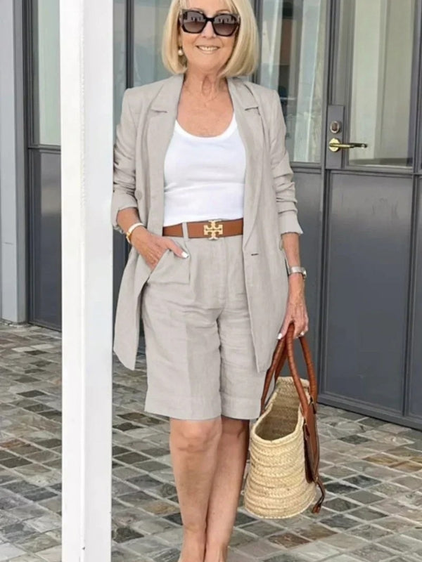 Trendi Női Vászon Nyári Öltözet – Camille