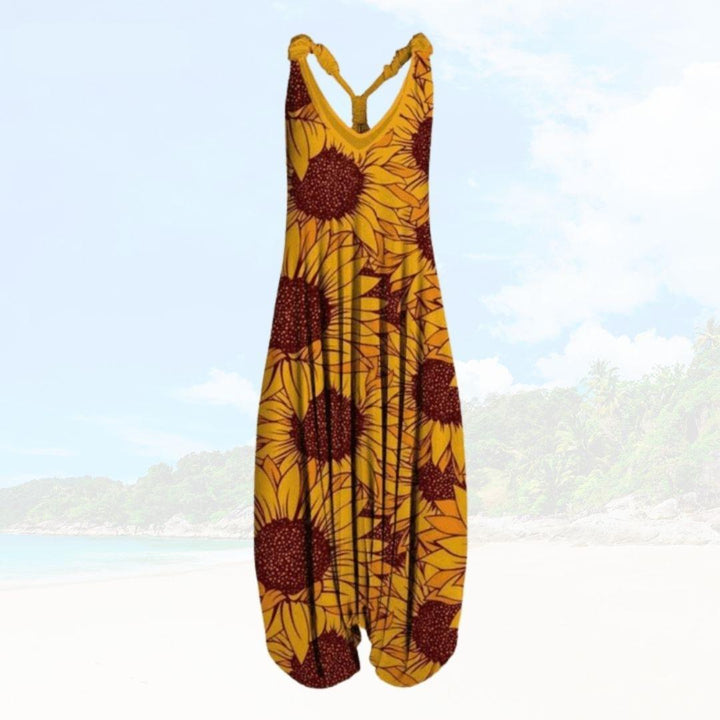 Nyári Női Jumpsuit Laza Szabással – Elenya