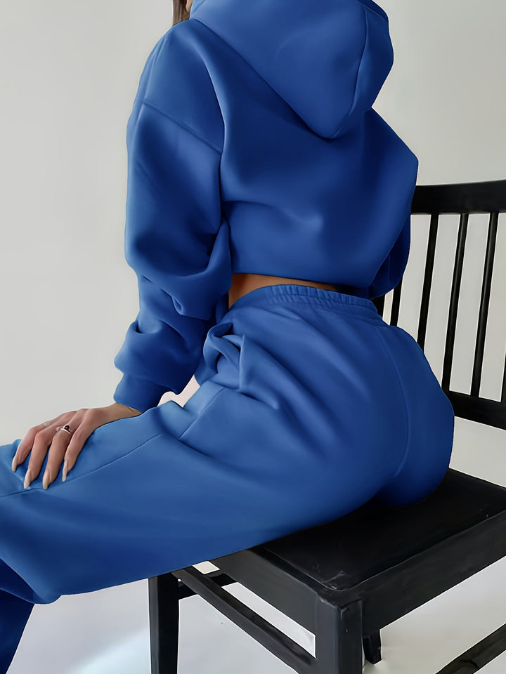 Casual Kétrészes Szett Stílusos Betűmintával - Elvira