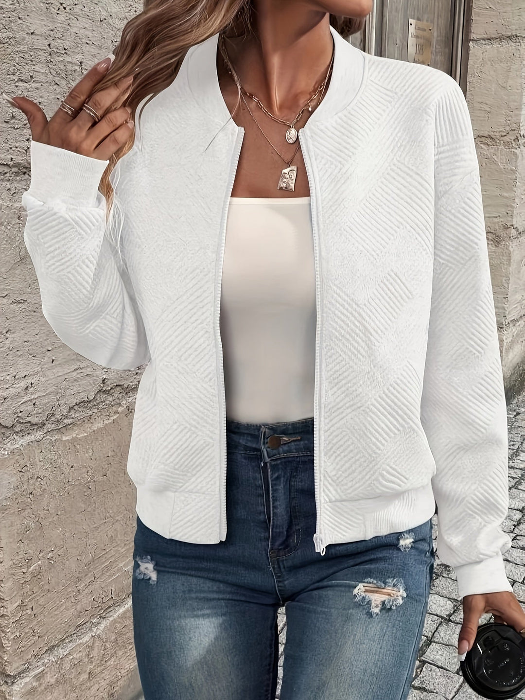 Stílusos női zip-up dzseki – Rivka