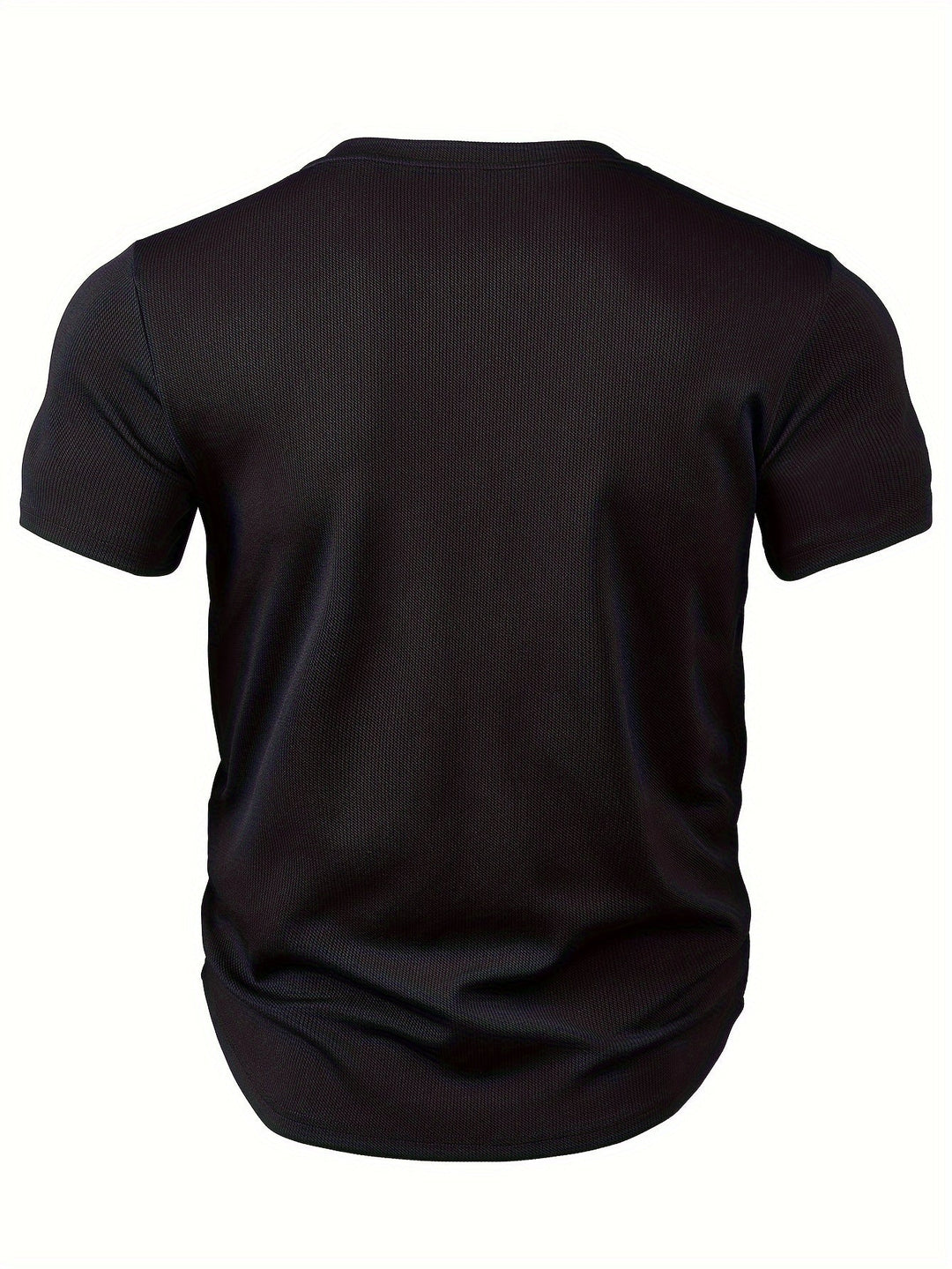 Férfi póló mély V-nyakkal és textúrával – Rafael