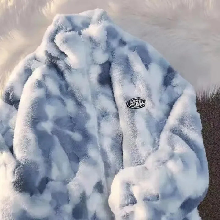 Tie-Dye Fleecejack női részére - Nila