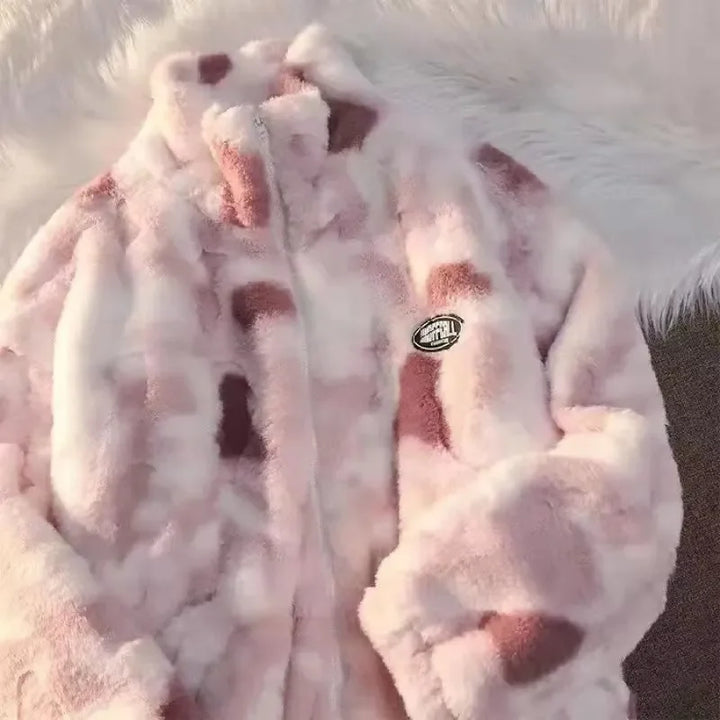 Tie-Dye Fleecejack női részére - Nila