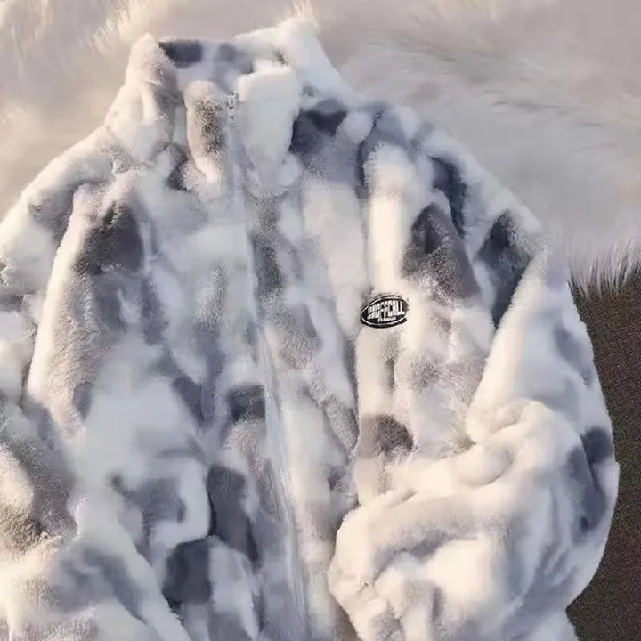 Tie-Dye Fleecejack női részére - Nila