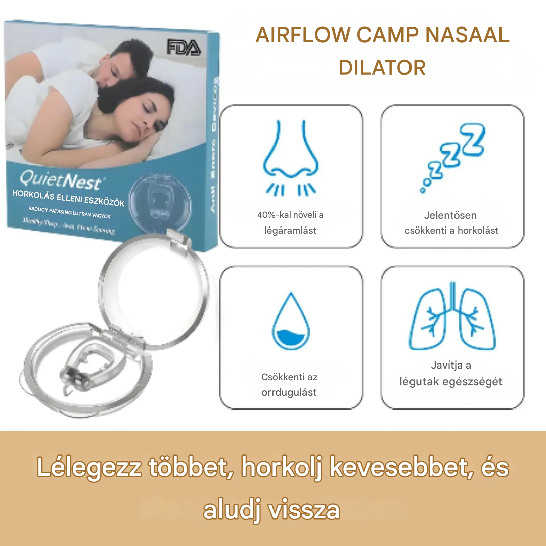 Anti-Horkoló Orrklipsz - SilentBreathe