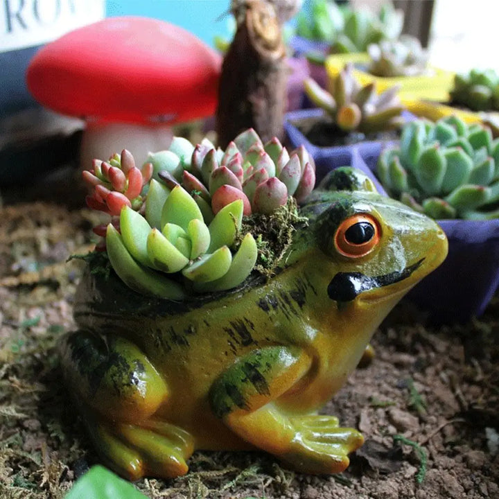 Cuki Lélegző Virágcserép - FroggyPot