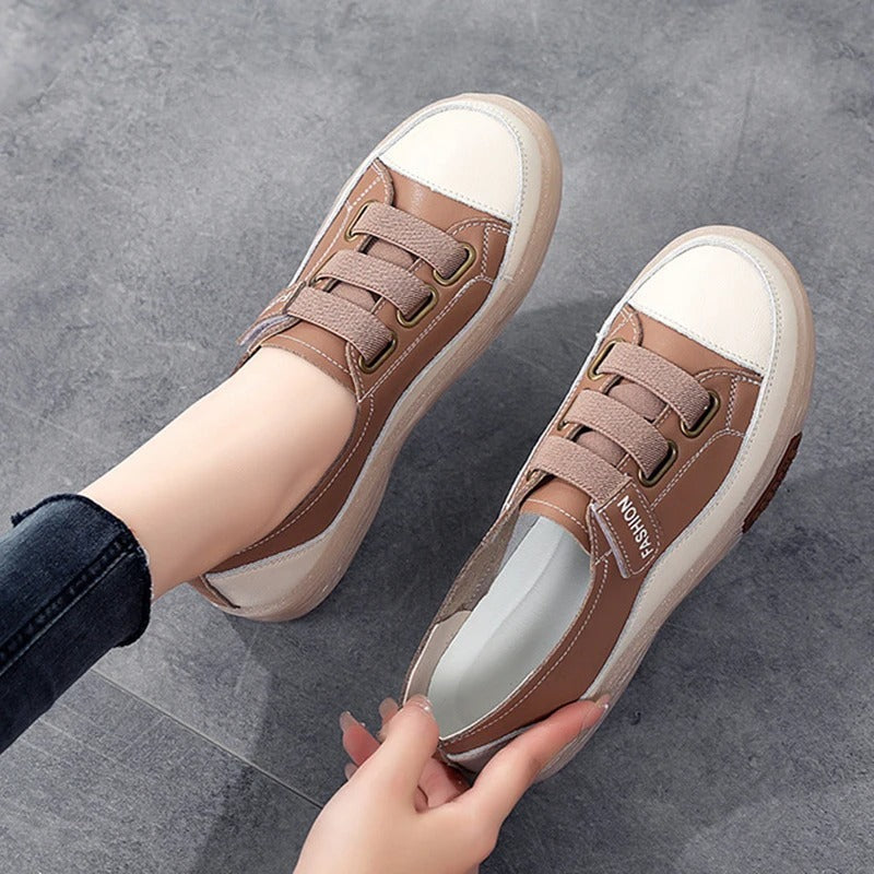 Elegáns valódi bőr sneaker nőknek – Beatrice