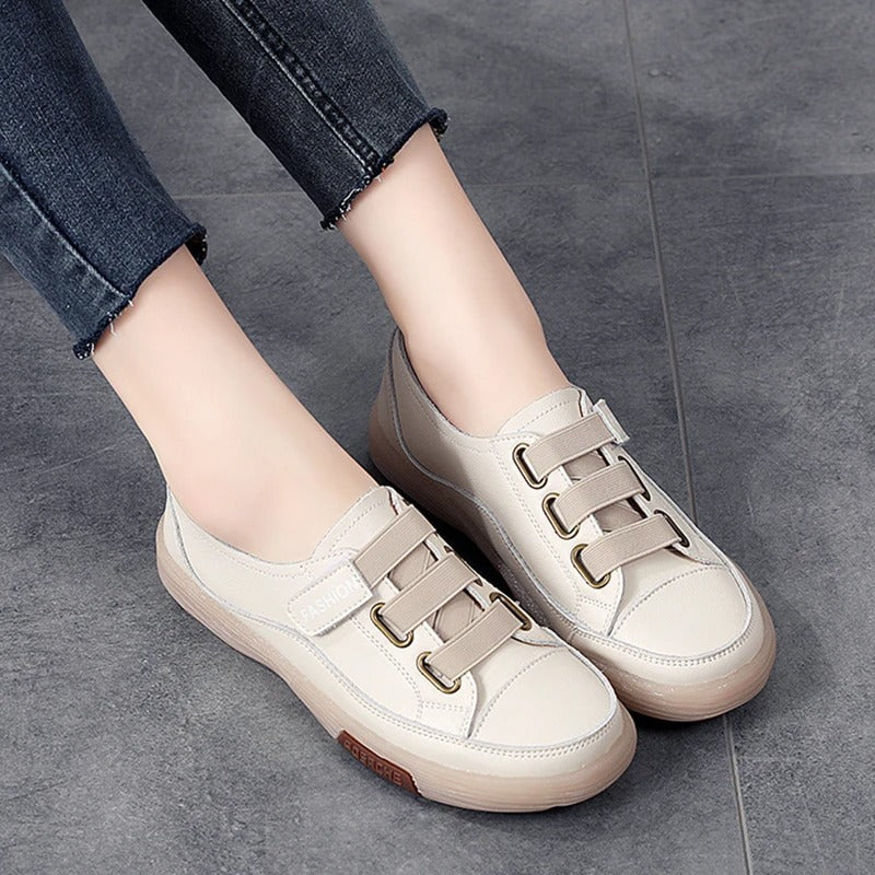 Elegáns valódi bőr sneaker nőknek – Beatrice