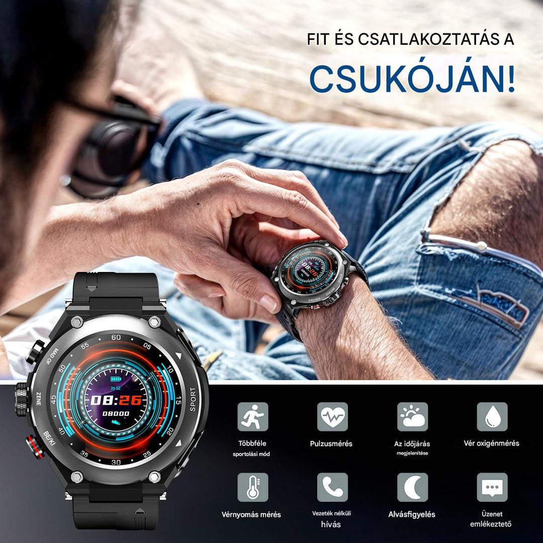 Teljes okosóra beépített vezeték nélküli fülhallgatóval - AlphaX