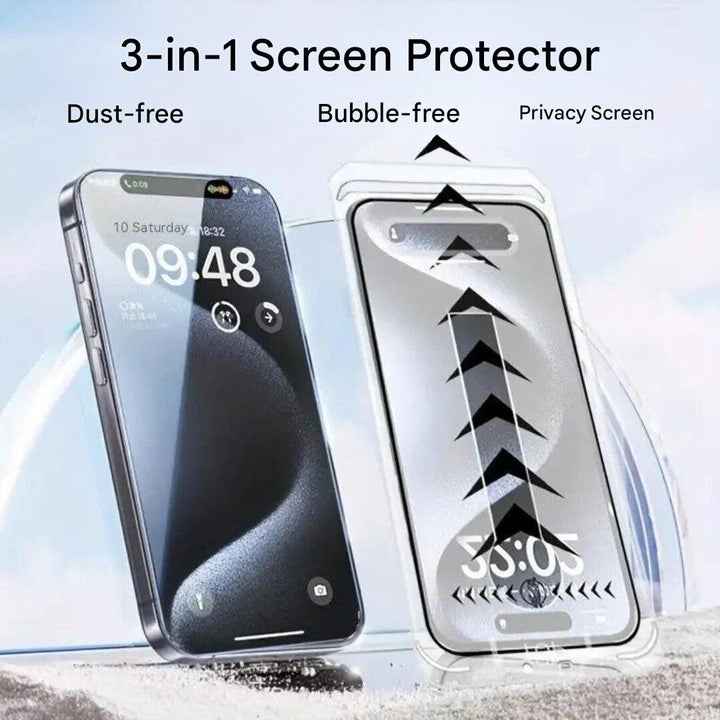 3 az 1-ben iPhone képernyővédő - iShield Privacy