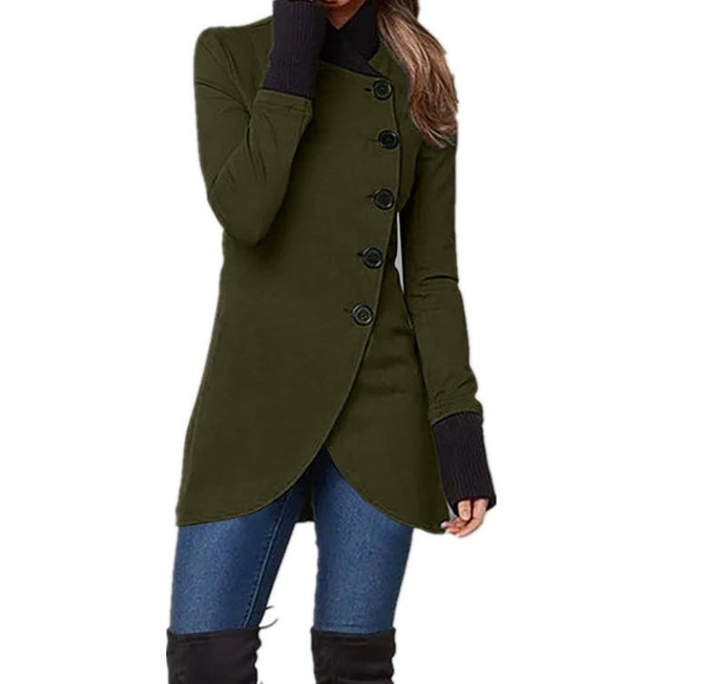 Női Takarójáró Jaket Aszimmetrikus Csattal – Isabella