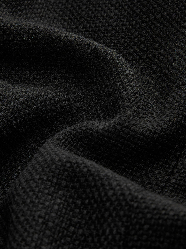 Fekete Arany Gombos Tweed Blézer - Camille
