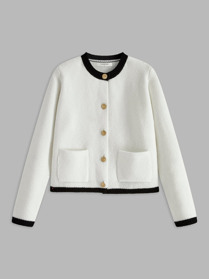 Contrast Trim Vest női számára - Serena