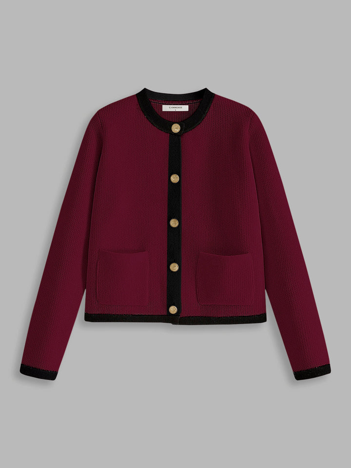 Contrast Trim Vest női számára - Serena