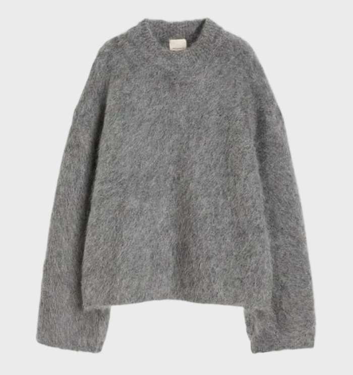 Puha, egyszínű mohair női pulóver - Liv