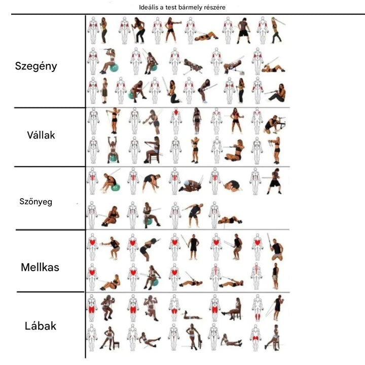 Ellenállási szalag készlet - FlexiFit