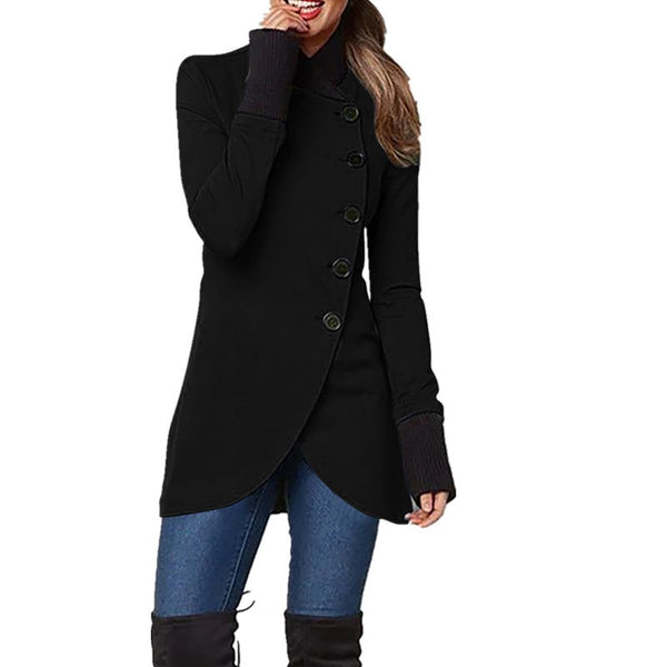 Női Takarójáró Jaket Aszimmetrikus Csattal – Isabella