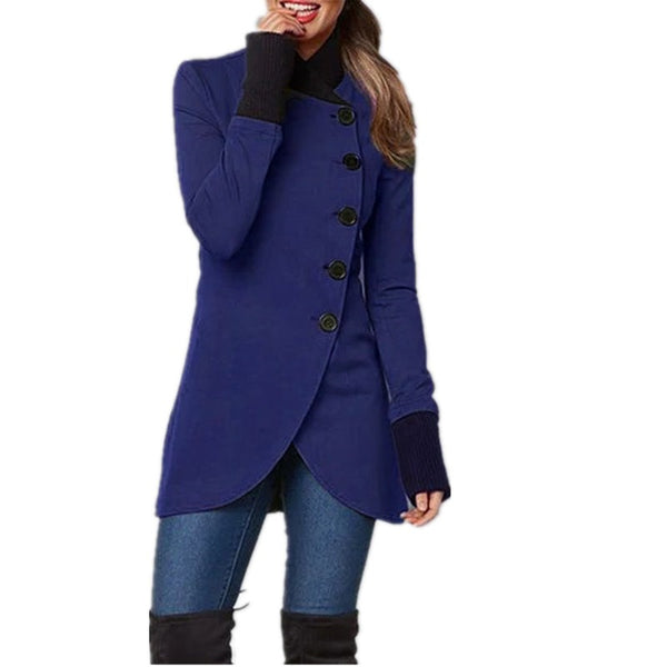 Női Takarójáró Jaket Aszimmetrikus Csattal – Isabella