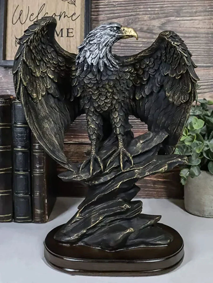 Dekoratív Bronz Sas Szobor - Aquila