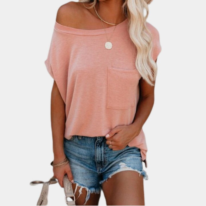 Casual Hölgyek Nyári Póló – Linae